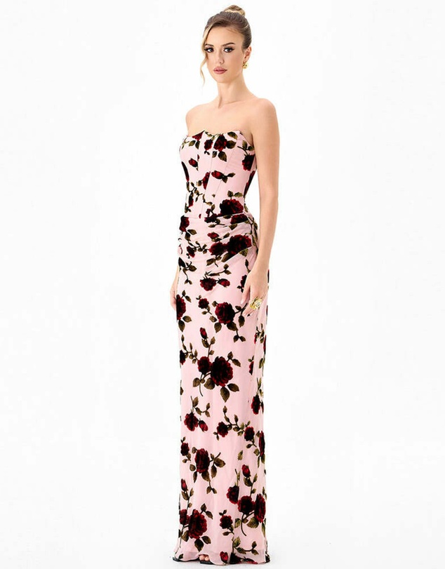 Bariano - Charlene Pointed Draped Maxi