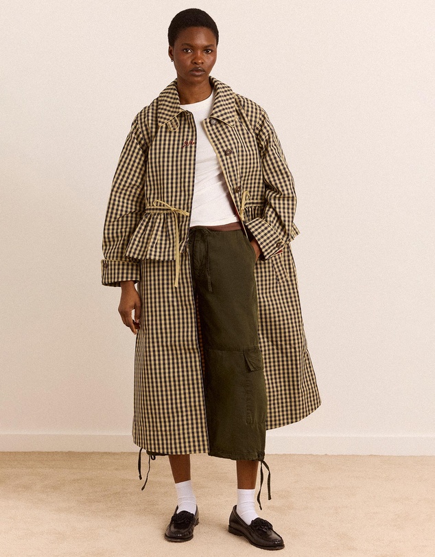 Damson Madder - Myrtle Trench Coat