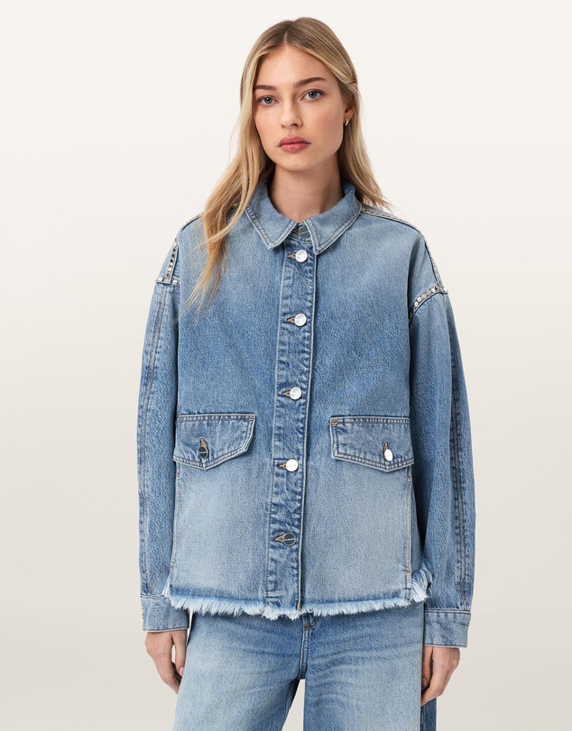 AllSaints - Hettie Stud Shacket