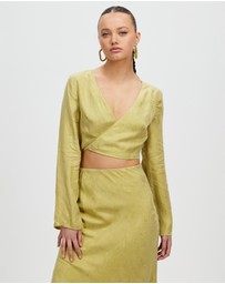 Third Form - Paisley Wrap Blouse