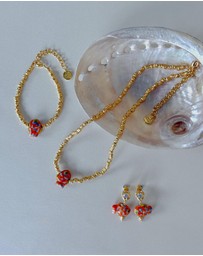Amber Sceats - Azurefin Earrings in Orange