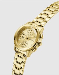 GUESS - GUESS Ladies Gold-Tone Multifunction Watch