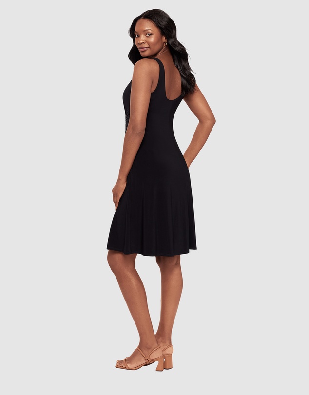 Miraclesuit Shapewear - Remi Fit and Flair Gathered Waist Shaping Dress