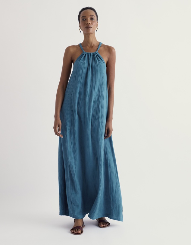 Seasalt - Belowda Dress in GOTS Organic Cotton Double Gauze