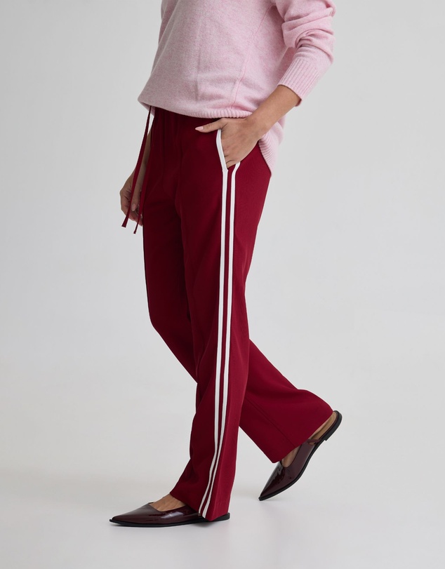 Oxford - Violet Contrast Stripe Pants