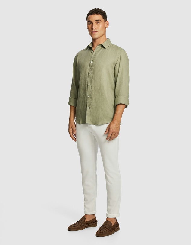yd. - West Hampton Pure Linen Shirt