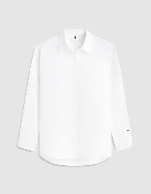 Tommy Hilfiger - Oversized Fit Logo Embroidery Shirt