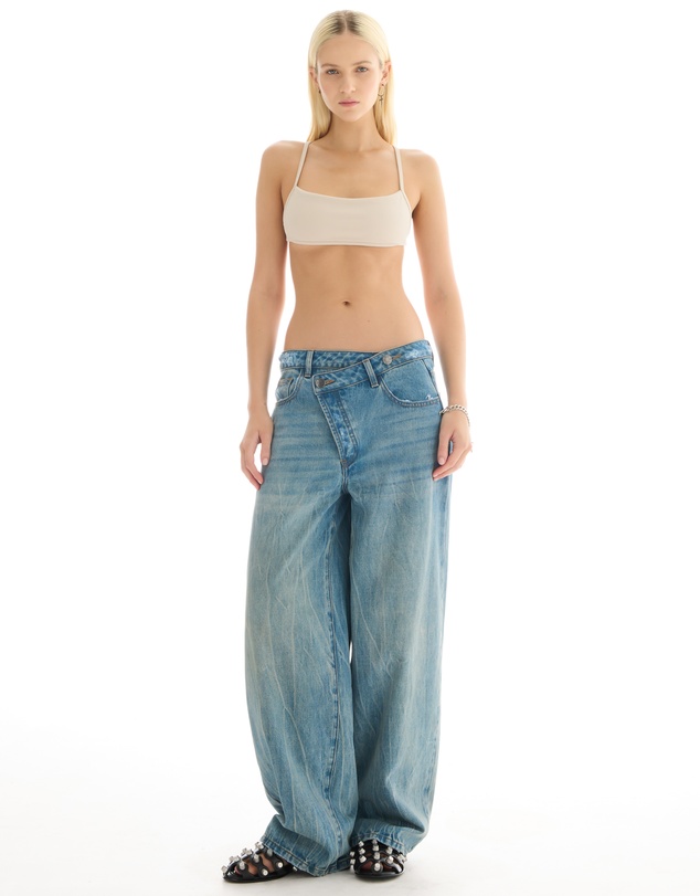 THE TALES - The Tales Cross Over Slouch Denim Jeans