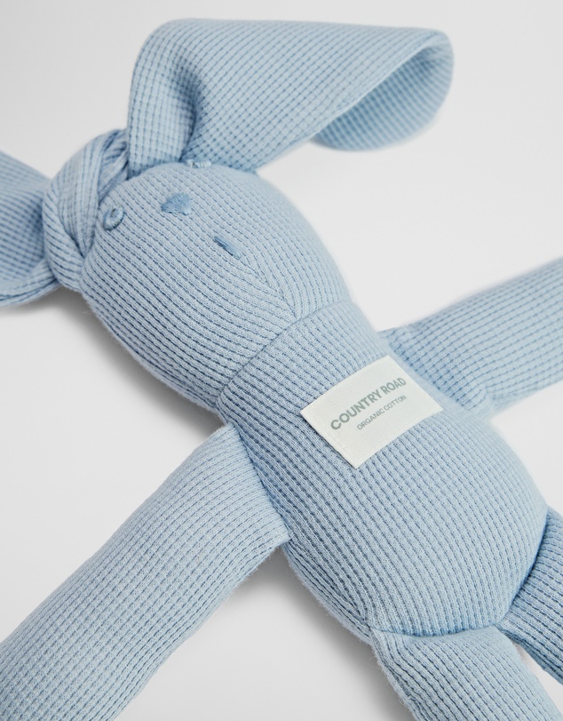 Country Road - Organically Grown Cotton Waffle Bunny