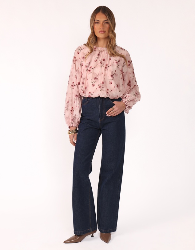 Petal & Pup - Dallas Long Sleeve Top - Pink Rose
