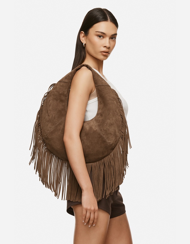Nakedvice - The Tori Mocha Suede Bag