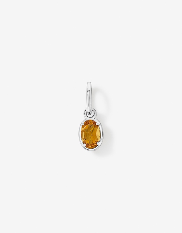 Michael Hill - Oval-Cut Citrine Pendant in Sterling Silver