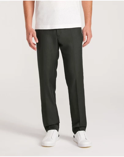 Calibre - Linen Blend Drawstring Pants