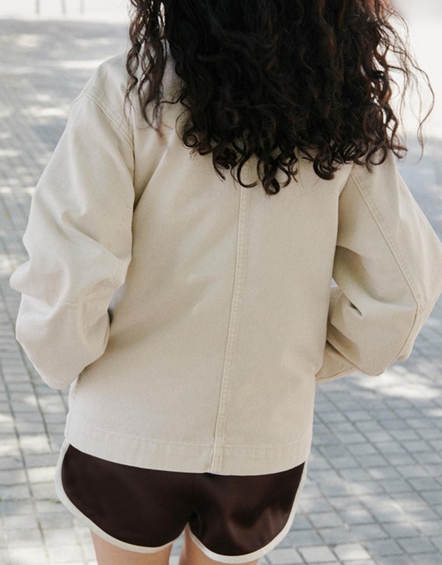 M.N.G - Denim Parka With Contrasting Collar