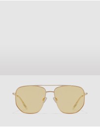 Hawkers Co - HAWKERS - Gold Yellow CAD Sunglasses for Men and Women UV400