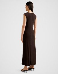 Forever New - Carrie Draped Bodycon Midi Dress