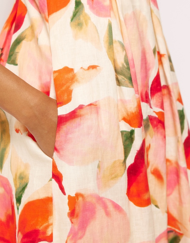 AERE - Aniya Linen Maxi Dress