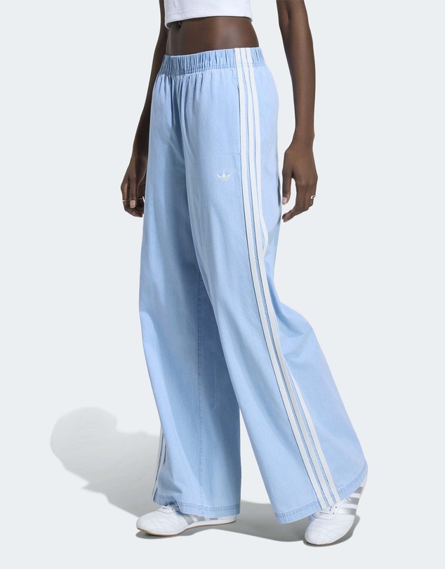 adidas Originals - ADIDAS ORIGINALS SUMMER GLOW DENIM WIDE LEG PANTS Womens