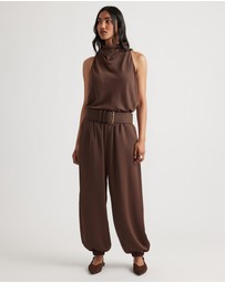 Decjuba - Holly Cowl Neck Halter Top