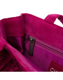 Pre-Loved by Azura Reborn - Pre-Loved chanel Embellished Suede Tote Bag with Fringe Details