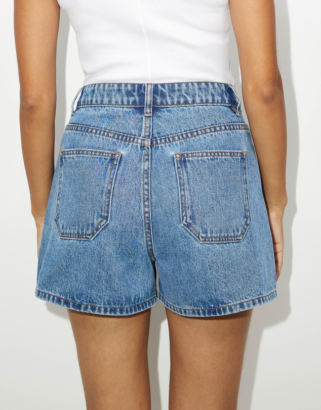 Dazie - Summer Daze Cinch Waist Denim Shorts