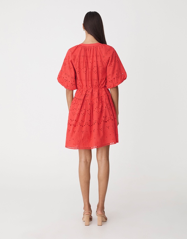 Forcast - Lola Broderie Tiered Dress