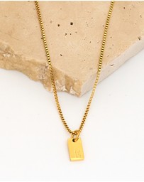 Winona - Afine Alphabet Necklace letter E