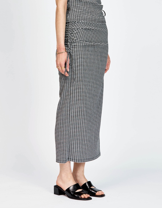 bul - Bruns Skirt Black White Check