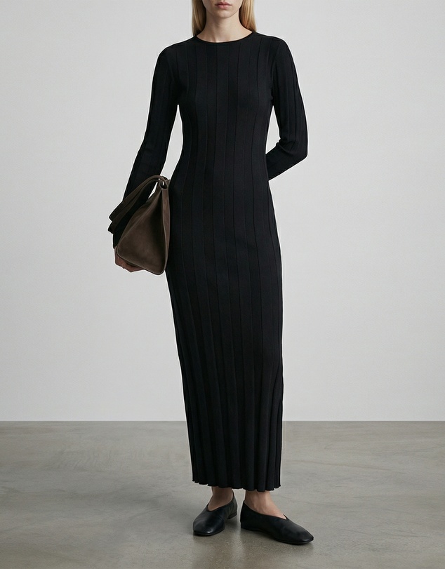 FRIEND of AUDREY - Long Sleeve Knit Dress