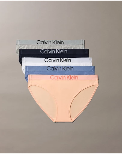 Calvin Klein - 5-Pack Cotton Stretch Bikini Briefs