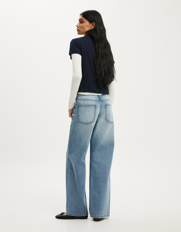 Cotton On - Petite Low Rise Straight Jean