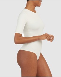Spanx - Suit Yourself-Ribbed Crewneck Bodysuit