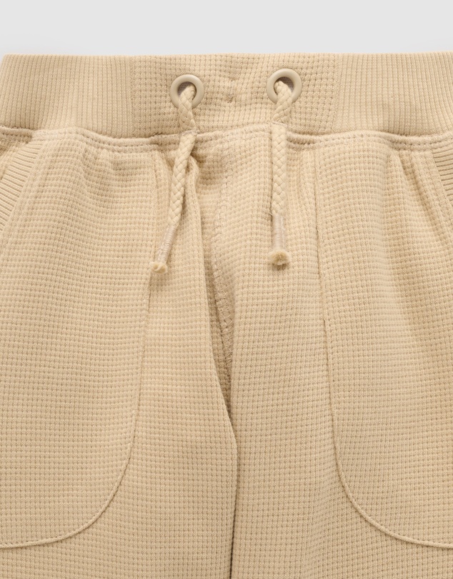 Purebaby - Textured Slouchy Pants-Kids-Babies