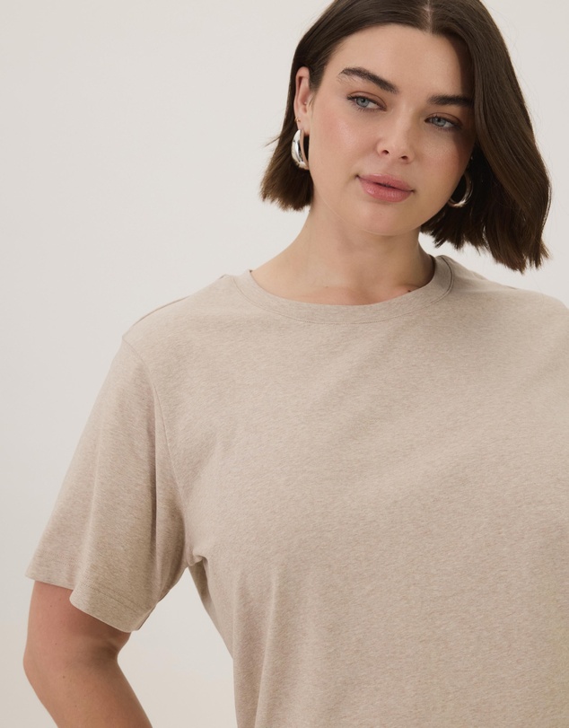 Atmos&Here Curvy - Cotton Slim T-Shirt