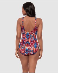 Miraclesuit Swimwear  - Ikat Dorado Siren Underwired Crossover Shaping Swimsuit