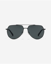 Hawkers Co - HAWKERS - Polarized Full Black SHADOW Sunglasses for Men and Women UV400