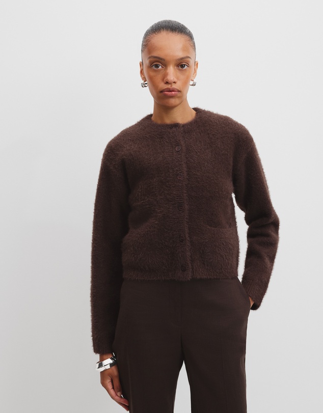 Country Road - Fluffy Knit Cardigan