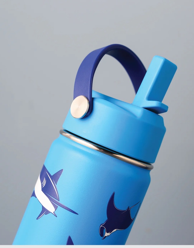 Tolu Australia - 400ml Insulated Kids Bottle With Sharks