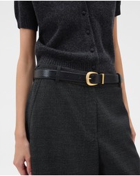 Oroton - Ina 30cm Belt Texture