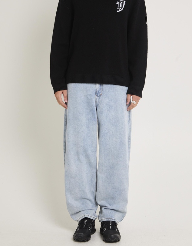 Insight - Knocker Wide Leg Denim Jeans