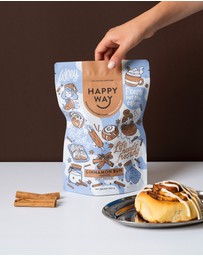 Happy Way - Cinnamon Bun Whey Protein Powder