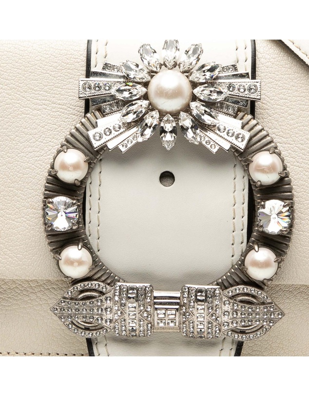 Pre-Loved by Azura Reborn - Pre-Loved Goatskin Madras Soft Calf Crystal Embellished Crossbody