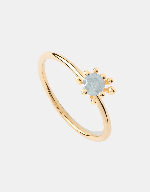 PDPAOLA - Grey Fleur Ring
