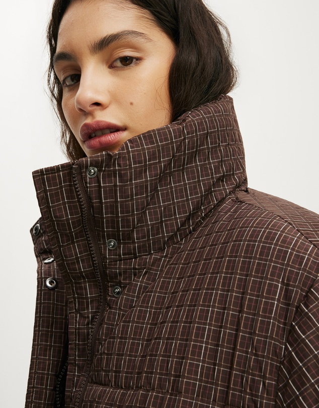 Cotton On Body Active - The Mother Puffer Check Jacket