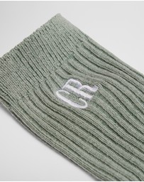 Country Road - Rib Quarter Crew Sock