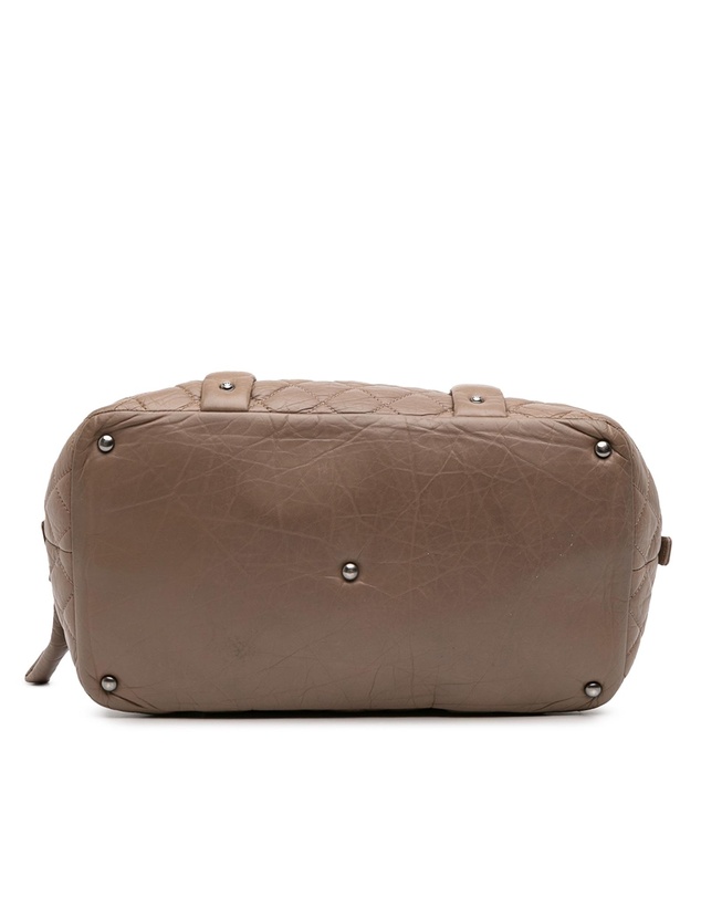 Pre-Loved by Azura Reborn - Pre-Loved Distressed Lambskin Lady Braid Bowler Bag