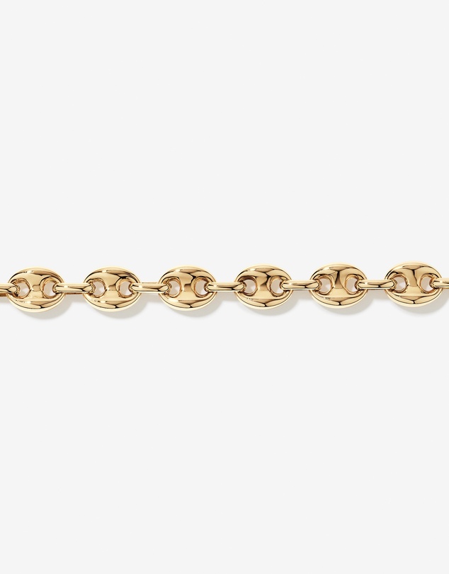 Michael Hill - Puff Anchor Chain Necklace in 18kt Gold Vermeil