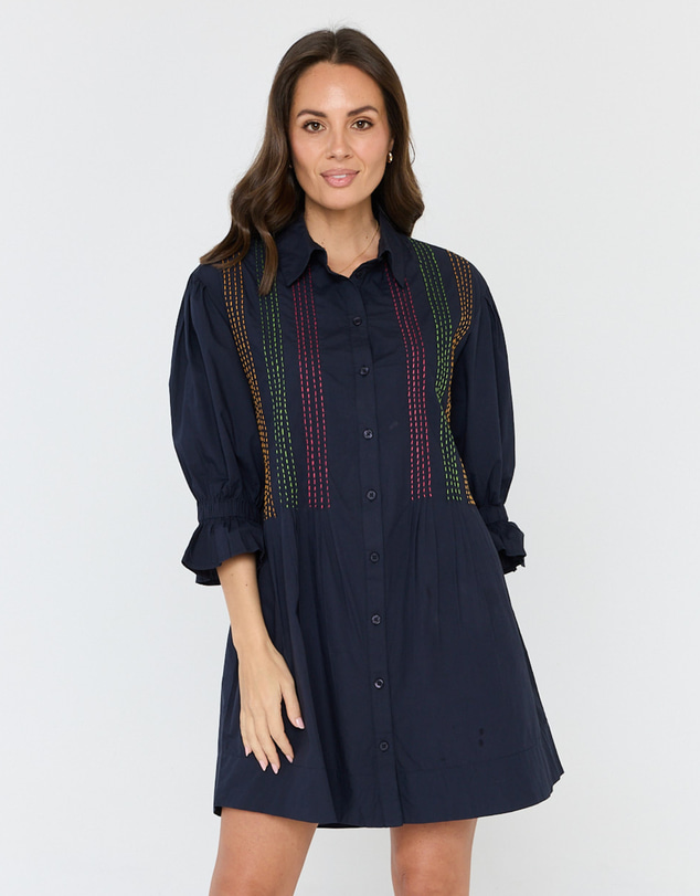 ALEXANDRA - Vanta Mini Dress Navy