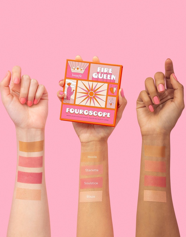 Benefit Cosmetics - Fouroscope 2021 4 Square Palette 2 Fire Queen