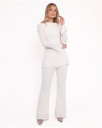 Petal & Pup - Gracie Lace Pant Set - Cream